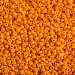 Miyuki 11/0, Seed Beads, Cheddar Opaque Duracoat, 22g, 5,2g, 3,5g, 11-4454, Glass Beads, Reasonable Prices