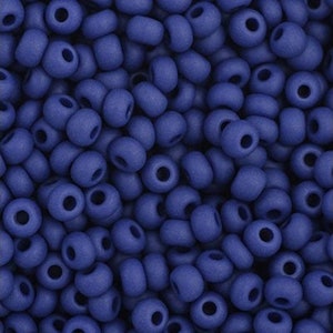 10-33070M, Czech 22g Matte Op Dark Royal Blue 10-33070M, Czech 22g Matte Op Dark Royal Blue