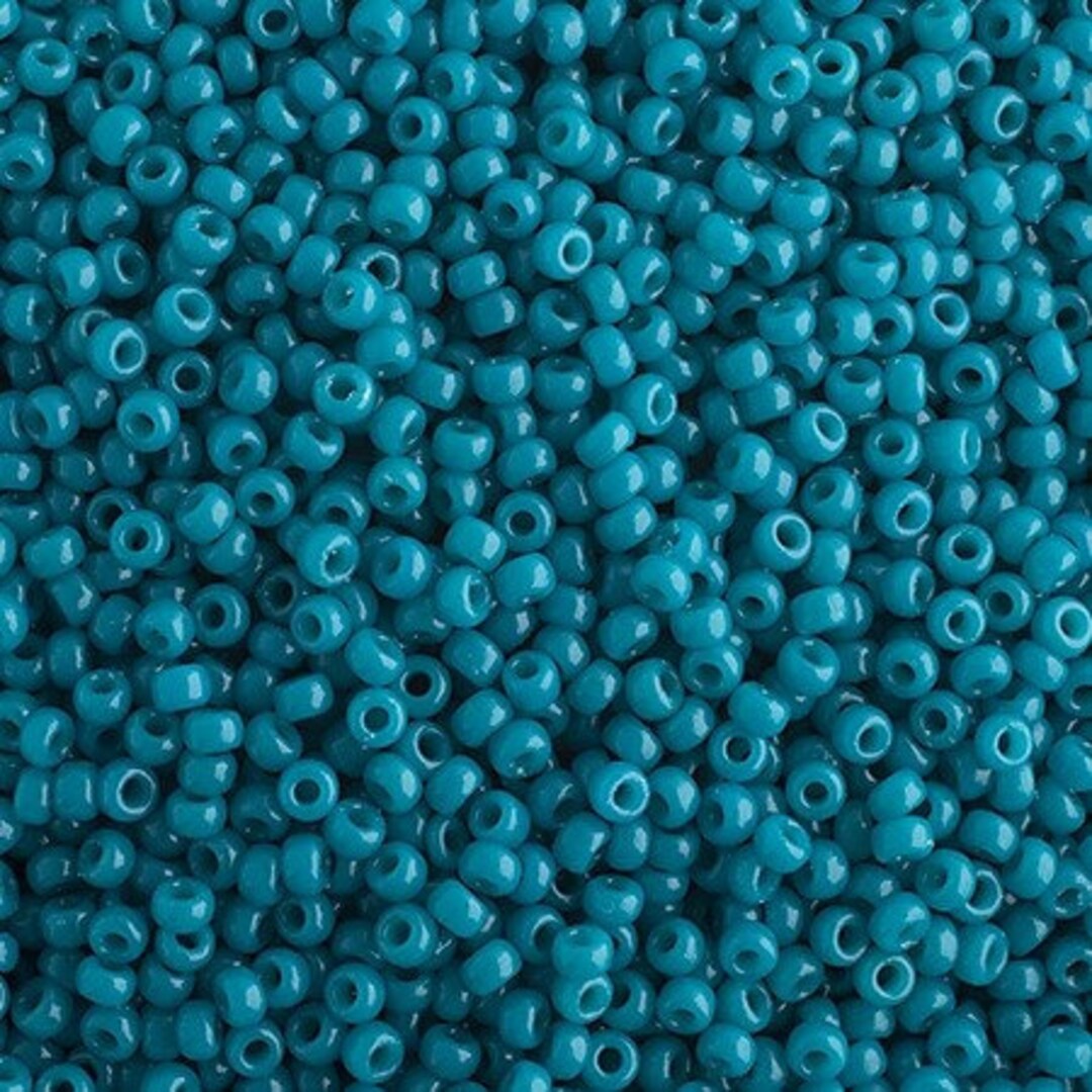 11-412, Miyuki 22g Op Green Turquoise 11-412, Miyuki 22g Op Green Turquoise