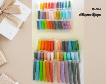 Complete Beading Kit with YouTube Tutorial, Beginner's Beadwork kit, 36 Colors, Miyuki 11/0, Makes a perfect Gift, Round Rocaille