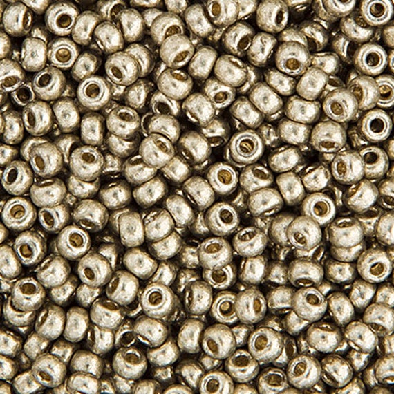 6-4221F, Miyuki 20g Duracoat Galvanized Matte Light Pewter 6-4221F, Miyuki 20g Duracoat Galvanized Matte Light Pewter