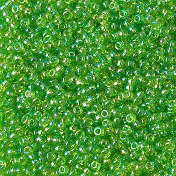 11-156F, Miyuki 22g Matte Transparent Emerald 11-156F, Miyuki 22g Matte Transparent Emerald