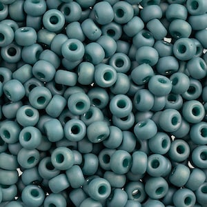 11-149FR, Miyuki 22g Tr Matte Capri Blue AB 11-149FR, Miyuki 22g Tr Matte Capri Blue AB