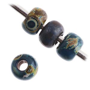Miyuki 11/0, Seed Beads, Dark Teal Picasso, 11-4516, Glass Beads, Good prices and a great selection, Wholesale Available