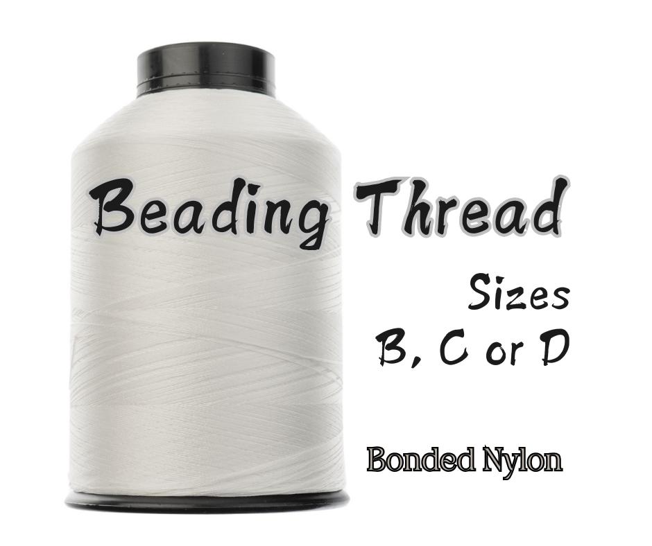 Generic White Nymo Nylon Beading Thread Size D - 1584 Yard Spool For Jewelry Making & Bracelets