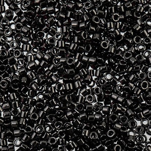 Delica, Seed Beads Delica, Black Opaque, Miyuki 11/0, DB 0010,  Seedbeads, Glass Beads, Directly from Supplier