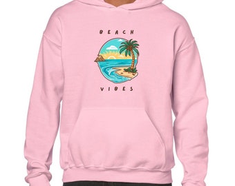 Beach Vibe Unisex Heavy Blend Hooded Sweatshirt | Cozy & Durable Hoodie for Relaxed Comfort