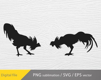 cockfighting svg, farm svg, rooster svg, cricut file
