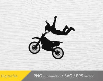 Motocross Svg, Dirt Bike, Motocross png sublimation