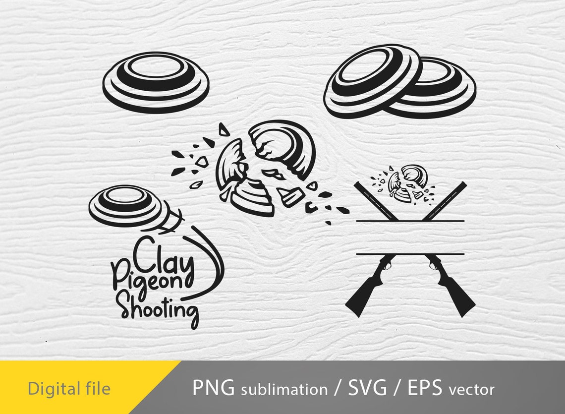 Clay Target Svg, Trapshooting Svg, Skeet Shooting Svg, Pull Svg, Cricut ...