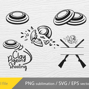 Clay Target svg, Trapshooting svg, Skeet Shooting svg, pull svg, cricut filem sport shooting svg