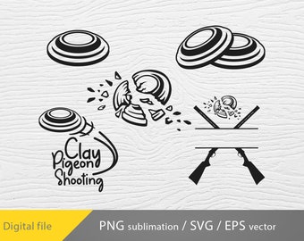 Clay Target svg, Trapshooting svg, Skeet Shooting svg, pull svg, cricut filem sport shooting svg