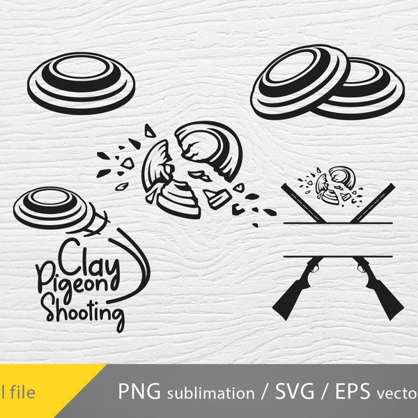 Clay Target svg, Trapshooting svg, Skeet Shooting svg, pull svg, cricut filem sport shooting svg