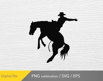 Rodeo png, Cowboy rodeo svg, Cowboy png, western rodeo svg, rodeo horse svg, ranch life svg