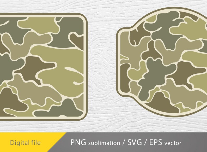 Camo Patches Svg PNG, Camo Sublimation PNG, Hunting Sublimation PNG ...