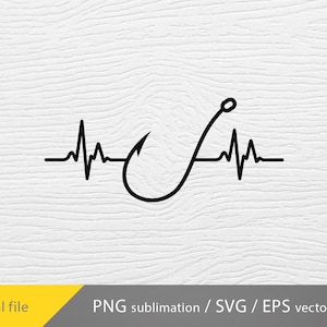fishhook Svg, fishhook PNG, cricut file