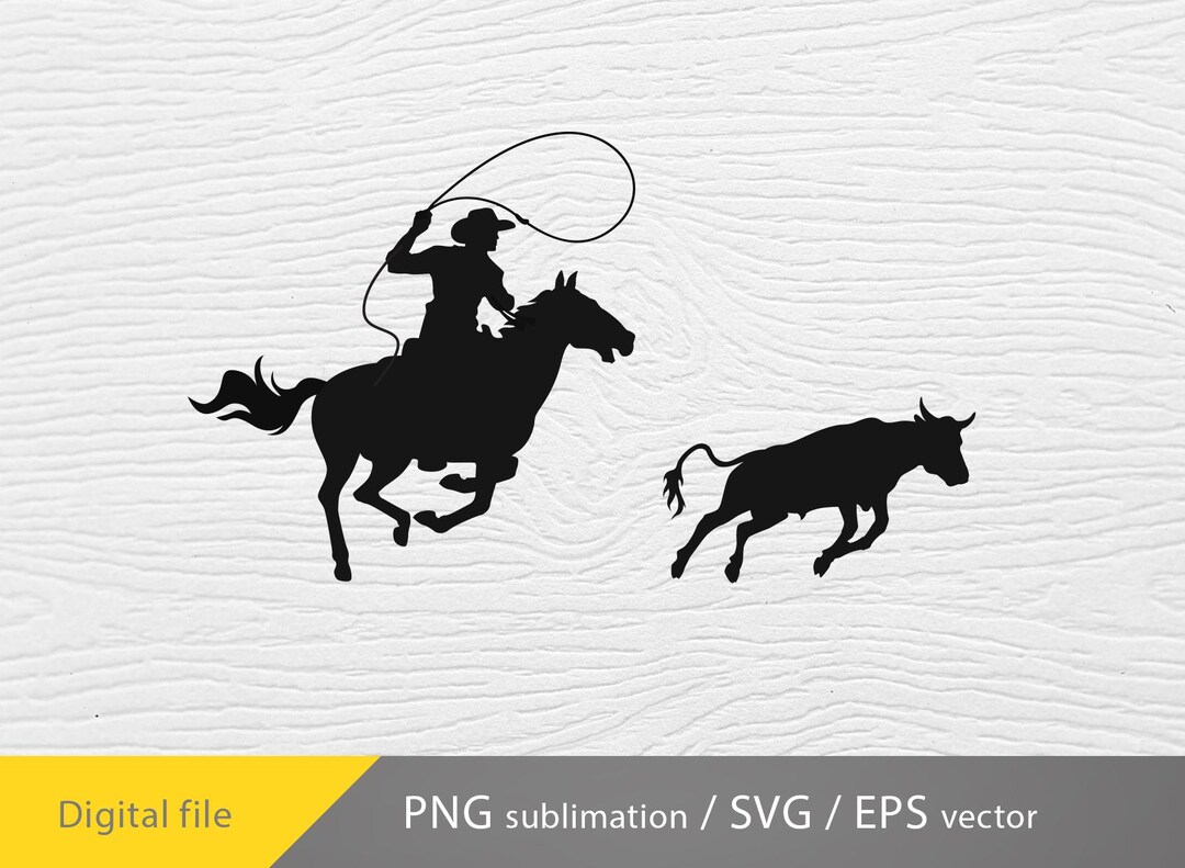 Roping Cowboy Svg, Roping Rodeo Svg, Cowboy Life Svg, Cricut File ...