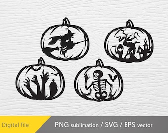 Halloween Door Hanger svg, Halloween SVG Bundle, Halloween Decor, Halloween laser cut Svg, Pumpkin Svg, Halloween Decoration svg