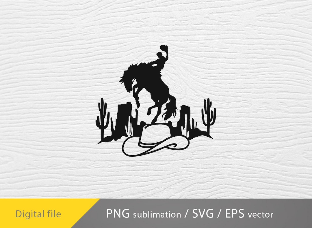 Cowboy Rodeo Svg Rodeo Horse Svg, Bucking Rodeo Svg, Cowboy Rodeo Svg ...