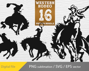 Cowboy rodeo bundle svg Rodeo horse svg, Bucking Rodeo svg, Cowboy rodeo svg png sublimation, cricut file, ranch life svg