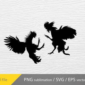 pelea de gallos svg, granja svg, gallo svg, archivo cricut