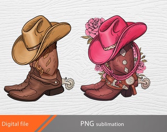 Cowboystiefel PNG, Cowgirlstiefel PNG, Westernstiefel PNG
