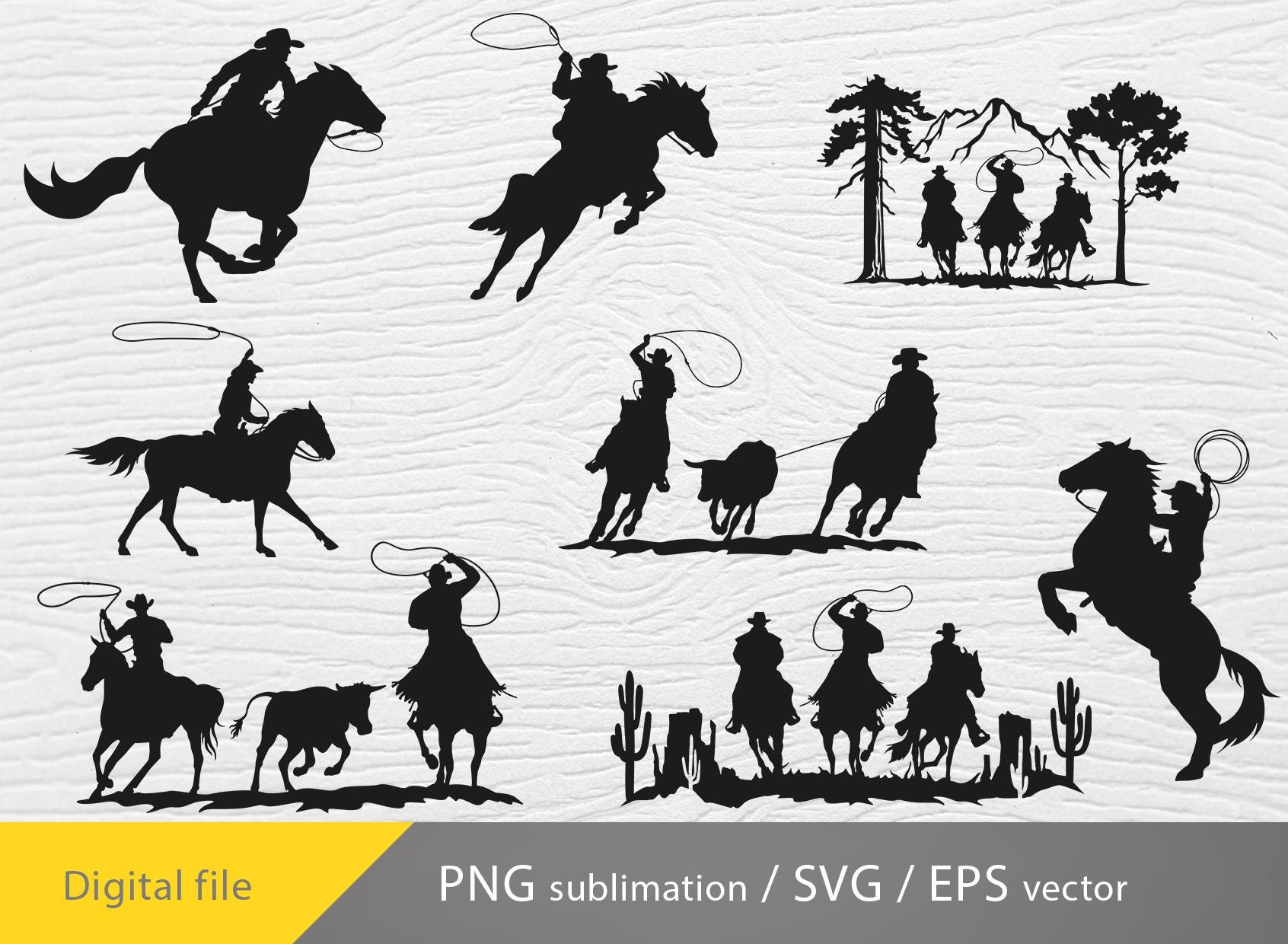 Roping Cowboy Svg, Roping Team Rodeo Svg, Cowboy Life Svg, Cricut File ...