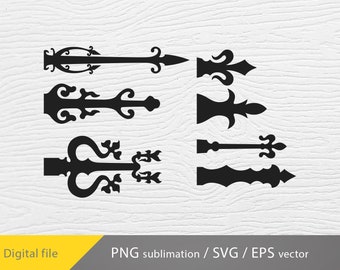 Scheunentor Scharniere svg, Vintage Scharniere svg, rustikale Scharniere svg, Vektorgrafik, Laserschnitt