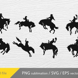 Cowboy bundle svg, Rodeo horse SVG, Rodeo bundle PNG, Rodeo Cowboy PNG, rodeo cricut file