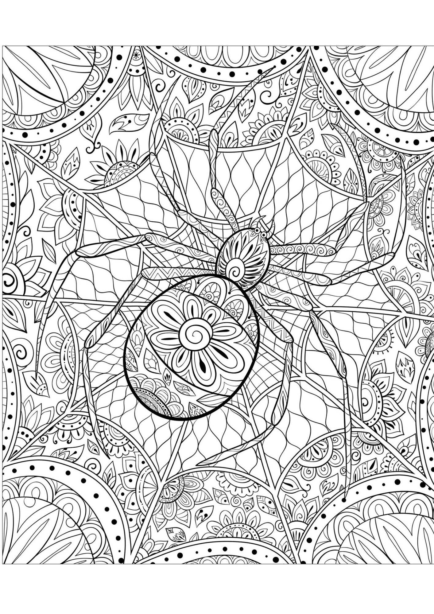 14 Printable Cute Animals Coloring Pages for Kids and Adults Digital