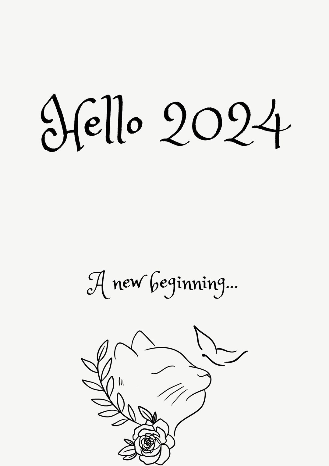 2024 Calendar 2024 Monthly Planner Vertical Sunday & Monday Start 2024