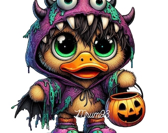 ハロウィン モンスター クリップアート イラスト、かわいいモンスター