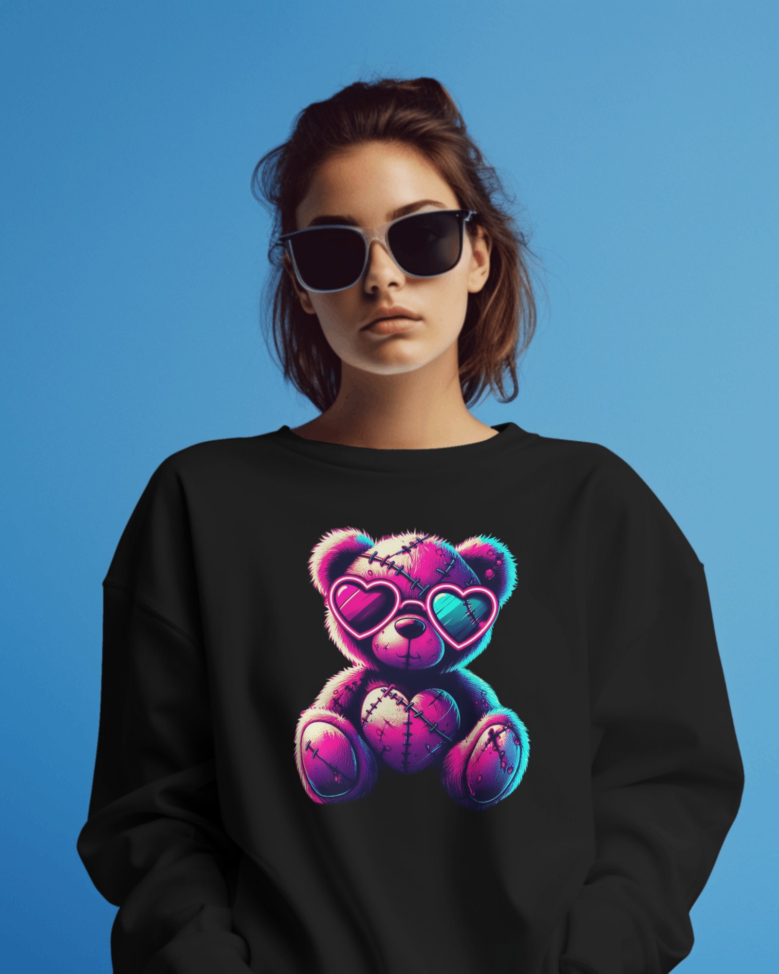 2 Valentines Day Teddy Bear Png for Colorful Png Design. Png for Shirt ...