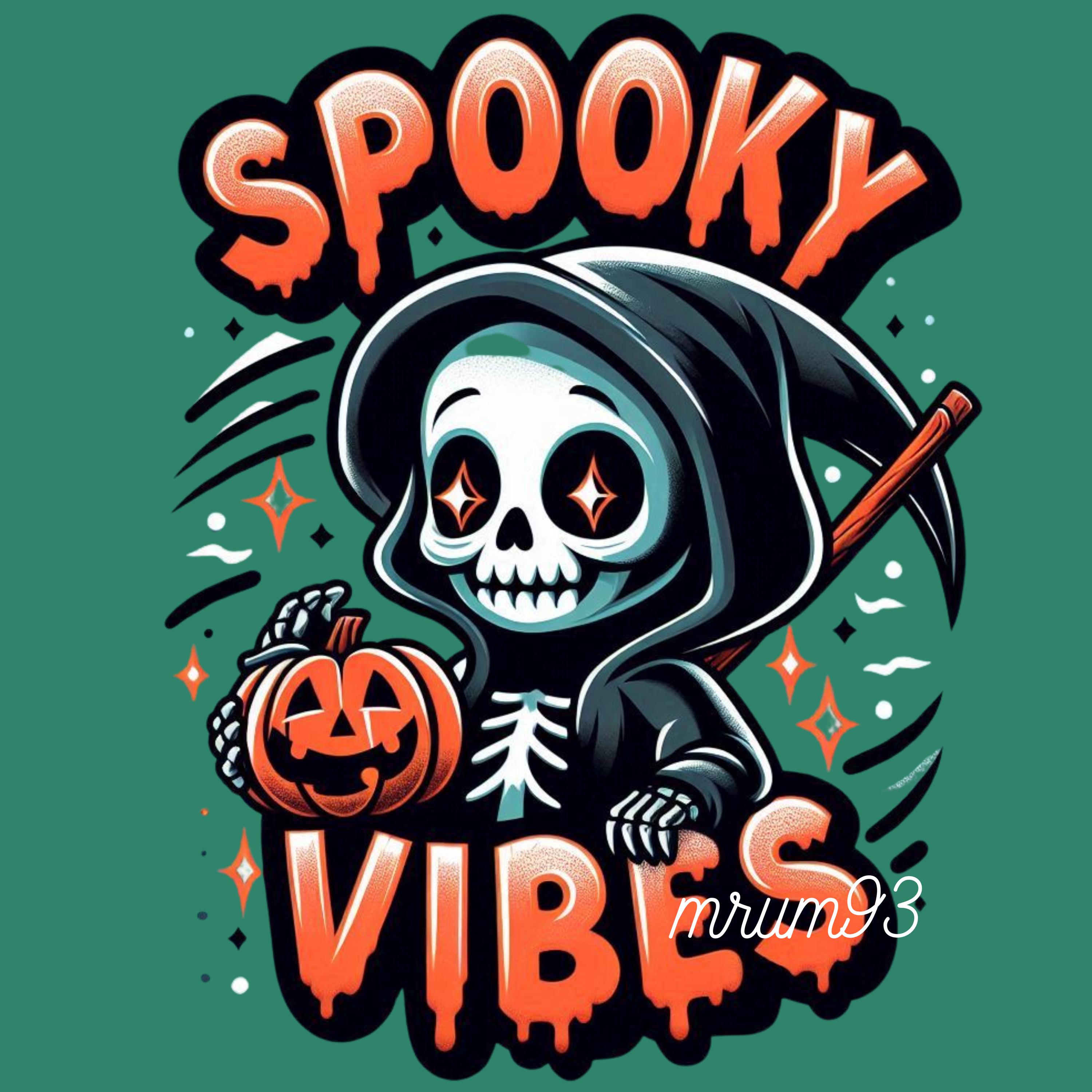 Cute Halloween Grim Reaper PNG, Instant Download Clipart , Spooky Ghost ...