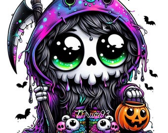 Halloween Monster Clipart PNG, Personagem fofo de Halloween, Gráfico digital de Halloween, Arte de monstro assustador