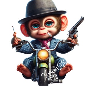 Monkey, PNG For Shirts, dtf, Shirt designs, PNG Files For Sublimation Designs, Cute Monkey, PNG Designs, Tshirt Design, Digital Prints