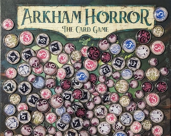 Arkham Horror Board Game Glass and Metal Token Pack
