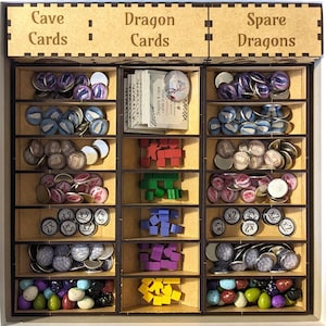 Wyrmspan Board Game Box Insert Organiser Unofficial Storage Solution