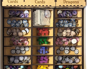 Wyrmspan Board Game Box Insert Organiser Unofficial Storage