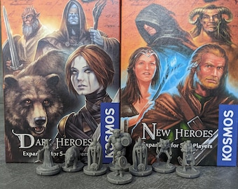 Legends of Andor New and Dark Heroes Board Game NPC Inspired Figure Pack