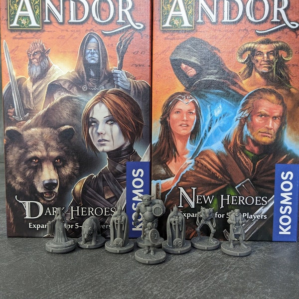 Legends of Andor Nieuw en Dark Heroes bordspel NPC-geïnspireerd figuurpakket