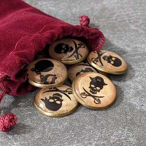 Dungeons and Dragons Pirate Enemy Encounter Glas und Metall 15-teilige Tokenpackung