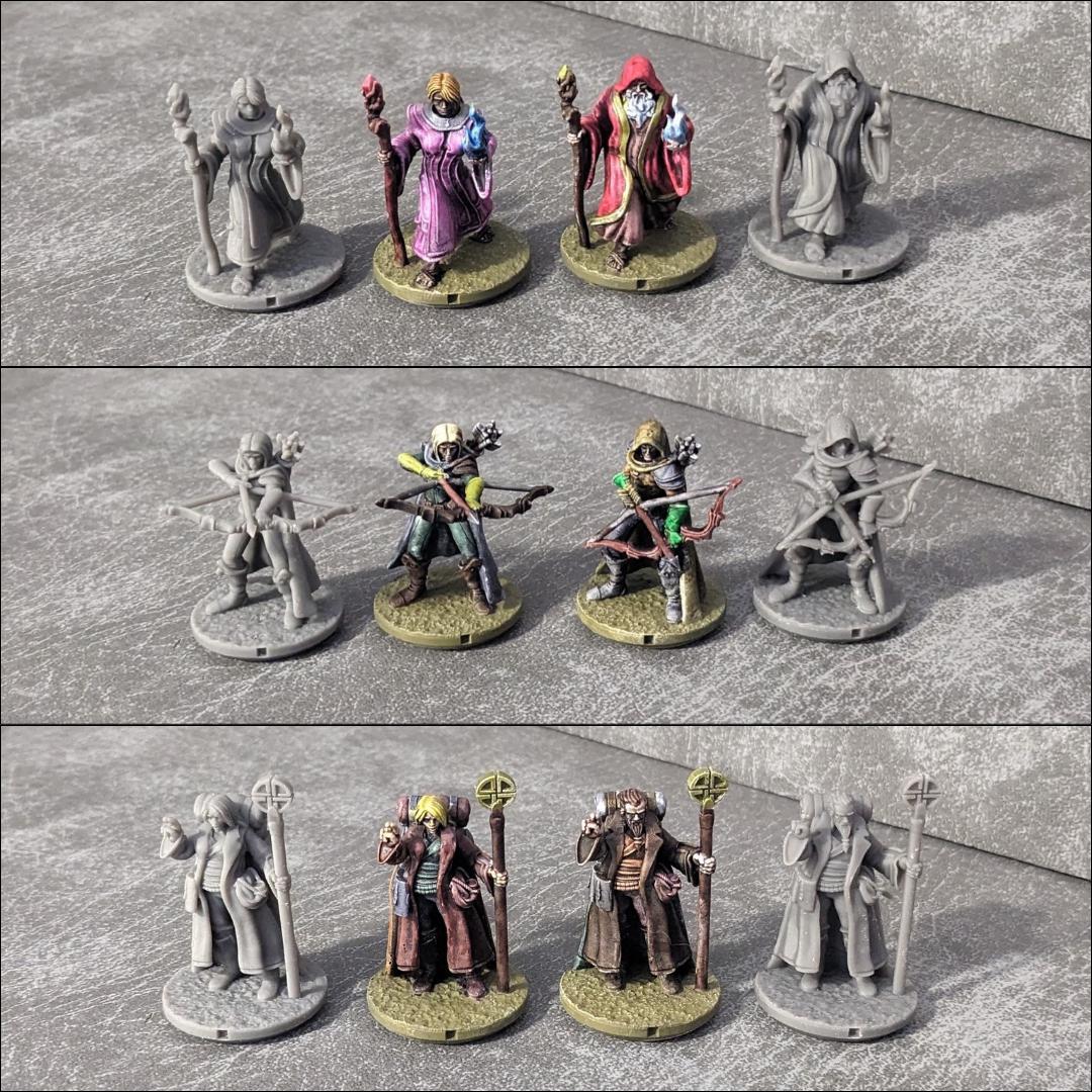 Lot d'aventurier 5e | Set de 3 Miniatures Donjons & Dragons | Guilde de JDR – RPG Guild