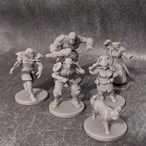 6 Figures Compatible With Clank Board Game
