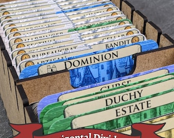 Horizontal Dominion Inspired Unofficial Card Divider Packs