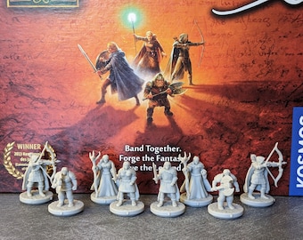 Pack de figurines inspirées des personnages de jeu de société Legends of Andor