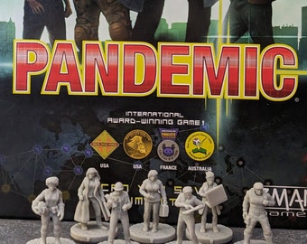 Pandemic Brettspiel Charakter Inspirierte Figuren Pack