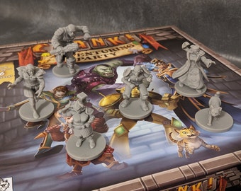 Clank! Adventuring Party Board Game Inspired Team Pack Figures