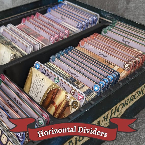 arkham horror card game dividers All-In Bundle - Arkham Horror LCG Dividers - Vertical & Horizontal - Phase 0-10