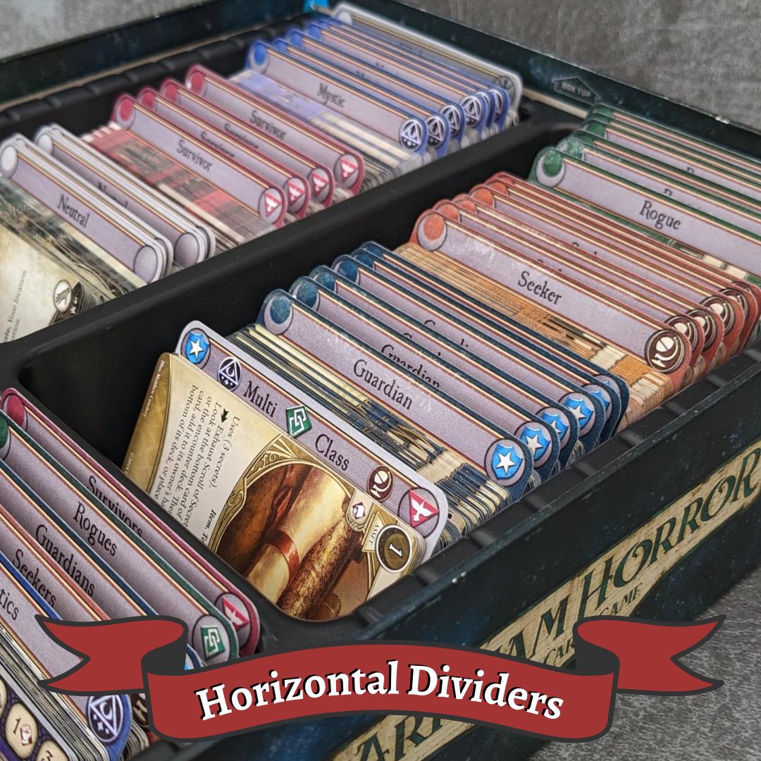 arkham horror the card game dividers All-In Bundle - Arkham Horror LCG Dividers - Vertical & Horizontal main image 1